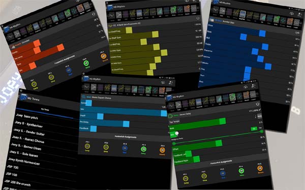 Module patch by Joey Soplantila: overdrive and clean long delay & reverb